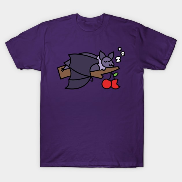 Sleepy Fruit Bat T-Shirt by DaTacoX